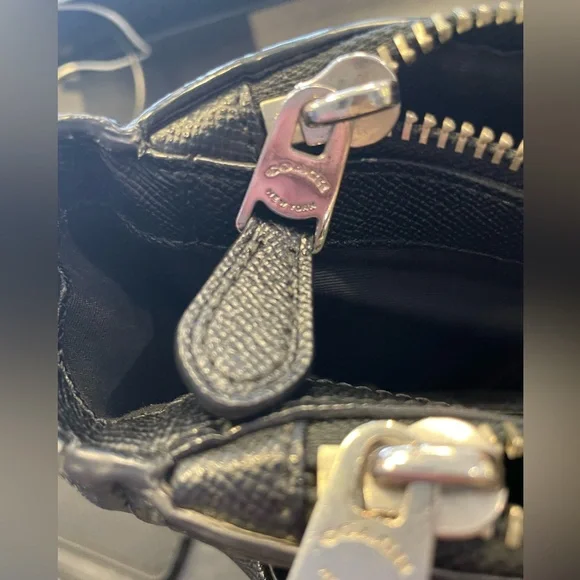 Coach Metropolitan Perry Briefcase Black Crossgrain Leather Laptop Bag Unisex - Picture 10 of 12